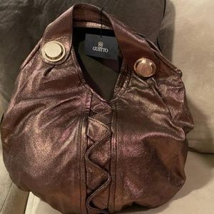 New with tags Gustto "Pavia" leather handbag